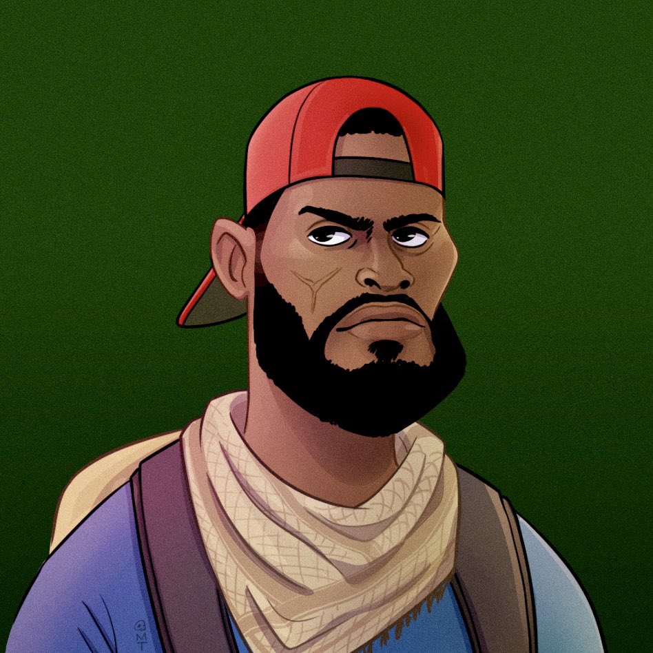 megtrivett's tweet image. I have been playing so much #back4blood lately! My friend always plays Walker so I drew this for him.