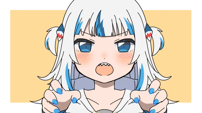 https://t.co/UU2C5nK8la holoEN切抜き手書き動画投稿しました!(後半2枚の絵は動画で使わなかった没絵)#gawrt 