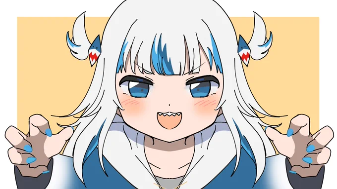 https://t.co/UU2C5nK8la holoEN切抜き手書き動画投稿しました!(後半2枚の絵は動画で使わなかった没絵)#gawrt 