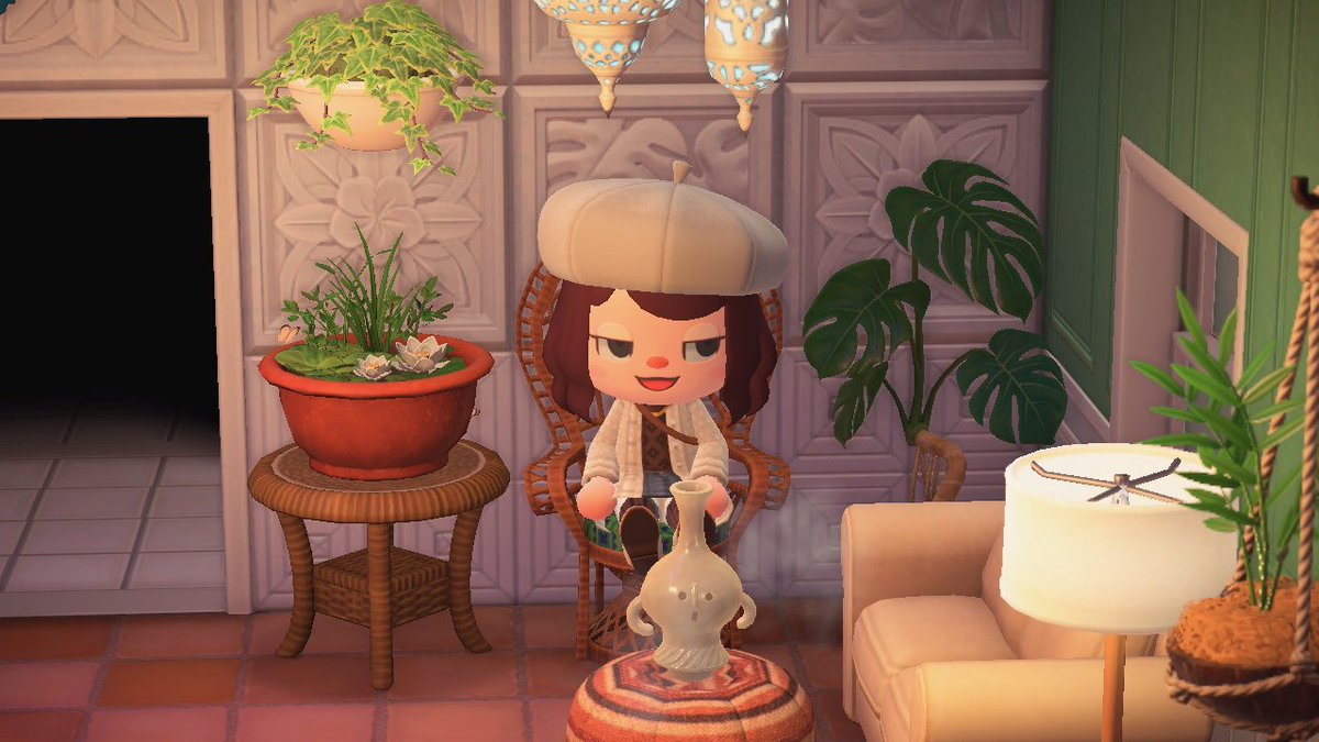 La_ReeCrossing's tweet photo. My lil corner of happiness 🪴😙💨 #ACNH #ACNHDesign #NintendoSwitch https://t.co/N3AmJKJGSy