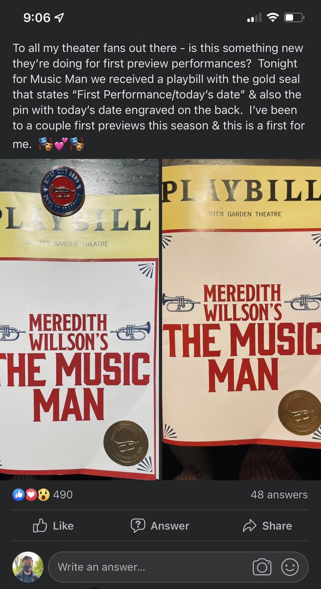 THE MUSIC MAN Previews