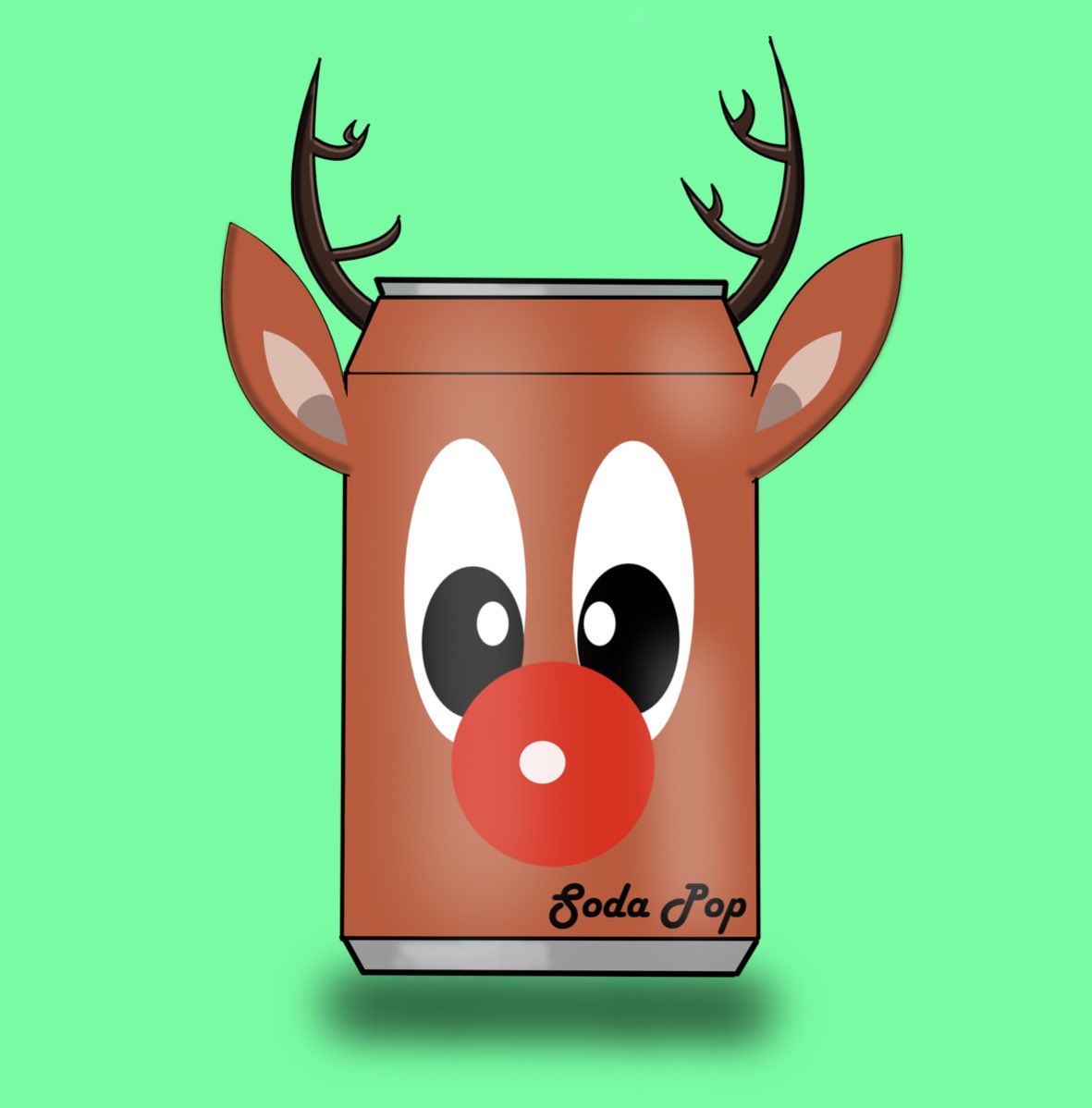 SodaPopNFT's tweet photo. @rocketeerNFT @hkcillustration @edstroyerNFT This year we got @_Unpunctual_! Their favorite color is green so we will be gifting them this reindeer sodapop with a green background! Merry Christmas! Thank you to @rocketeerNFT for organizing this event! 🎄🎅🤶🎁🦌 https://t.co/sXR39SXlrM