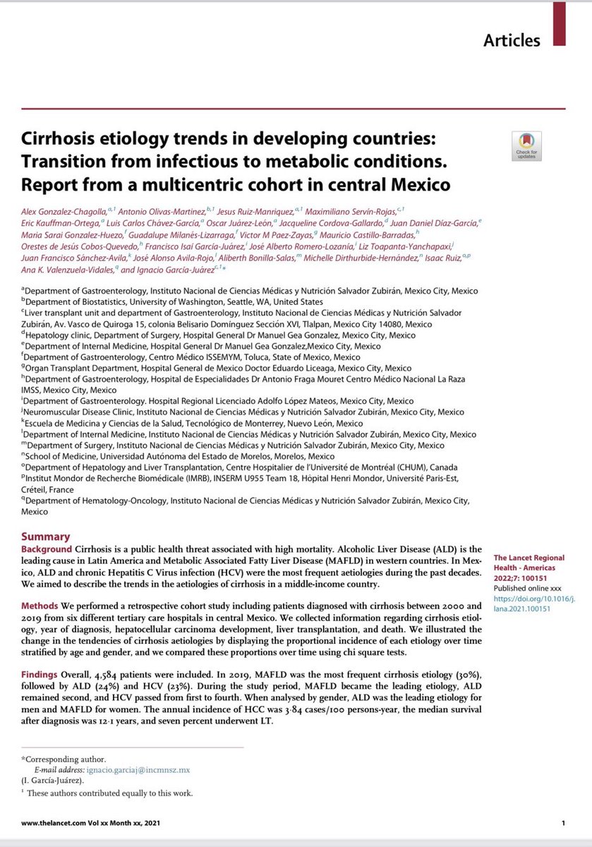 doctormacias's tweet photo. En países en desarrollo está ocurriendo que la cirrosis hepática es cada vez más por acumulación grasa del sobrepeso, superando ya al alcoholisno y la hepatitis C. https://t.co/dv0L7SmmNB