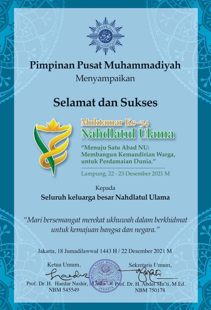 EdiAgusYanto's tweet photo. #MuktamarNU34 https://t.co/7GnMQsf2pb