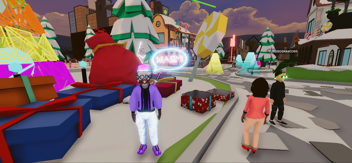 tamarpinder's tweet image. Got the gift 😬 This was fun! ...Wondering what will I see using some DCL smart glasses? Excited!

@decentraland 

#ChristmasTreePoweredOn 🎄

#OGsKnow 😂