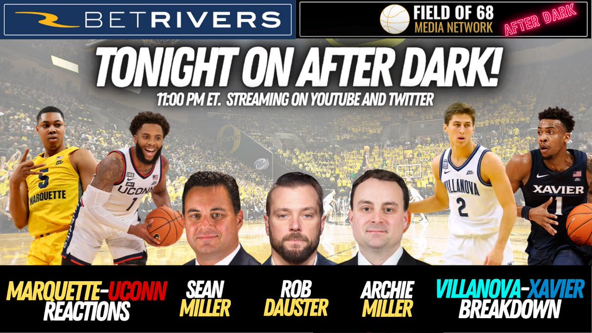 BIG night in the Big East! We’re bringing in the Miller Bros. to break it all down. PLUS, what happened to Bama?? @RobDauster @Archie_Miller + Sean Miller. Tips off in 30 minutes: m.youtube.com/watch?v=srdGNA…