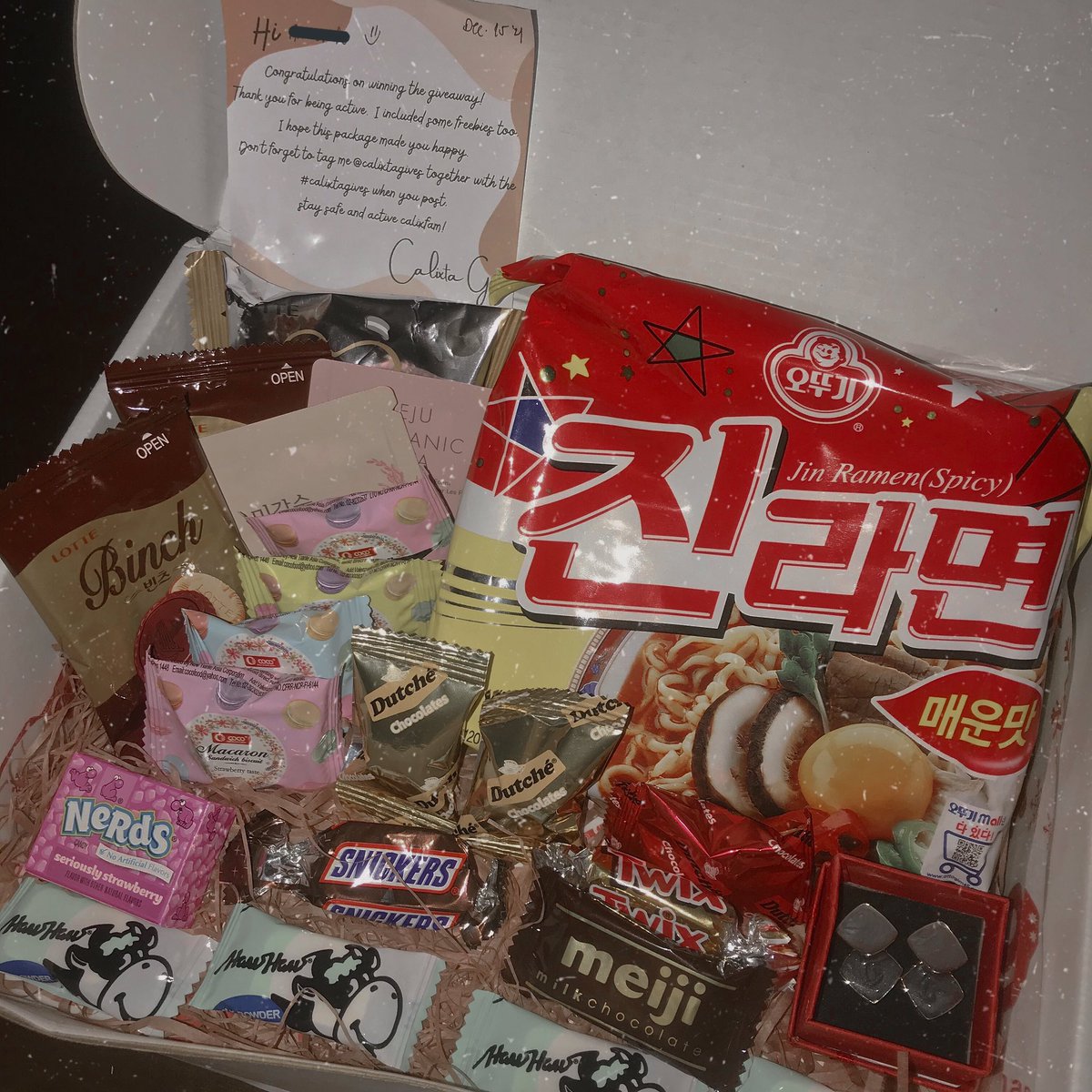 riki_nsh's tweet photo. π magandang morning pooo!! na-receive ko na po yung care package today!! π₯°β¨
super happy po ako sa na-receive kooo!!! yung ramen po niluto ko na agad π€£ super thank you so much poooo talagaaaa!!!
post ko po as comments yung videos^^ π€
#calixtagives #calixfam @calixtagives https://t.co/01X8ZWX3z0