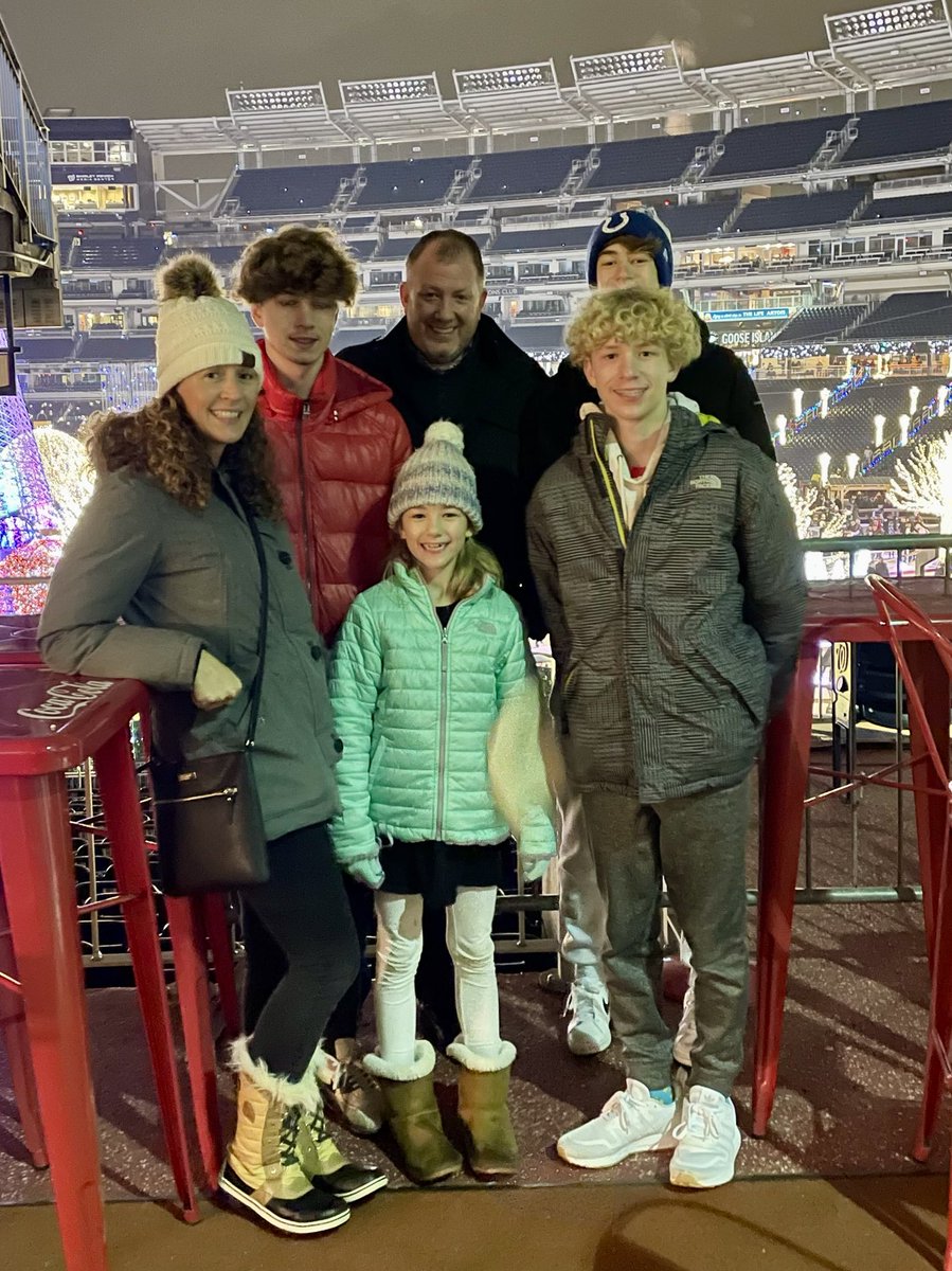 What a great evening at Nationals Park enjoying Enchant Christmas!!