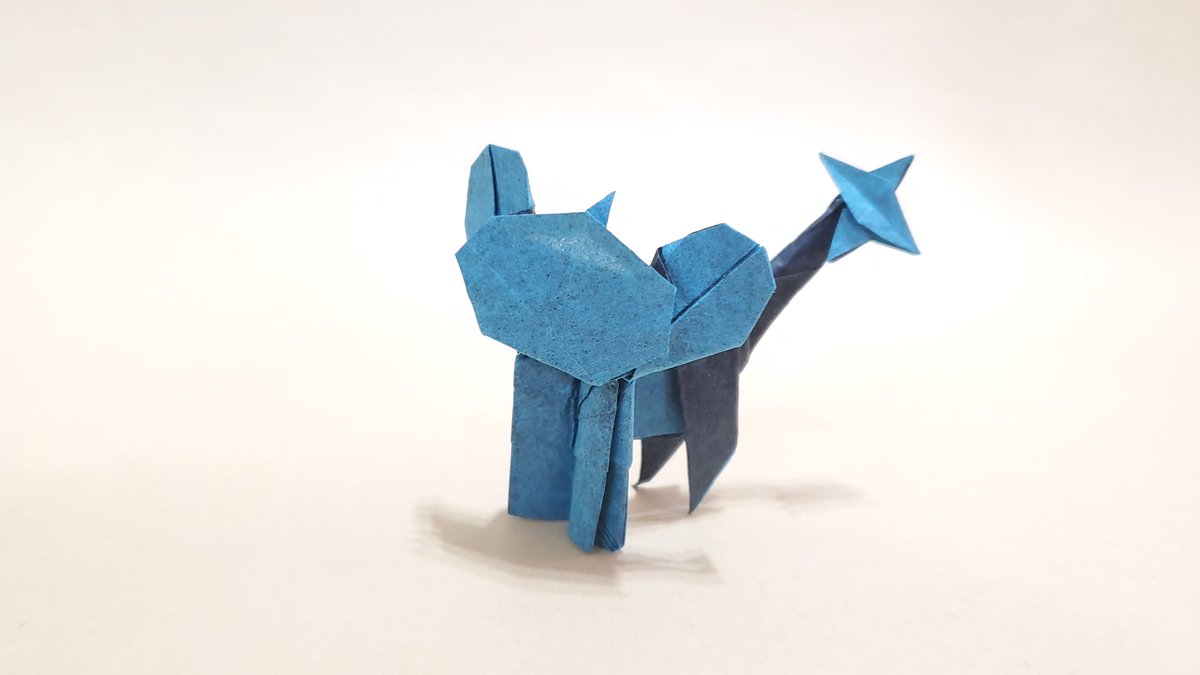 Hyperesthesia_o's tweet photo. コリンク　Shinx
折り方　tutorial https://t.co/LHRPO9iJXe
#折り紙　#ポケモン https://t.co/WPMbNB7lEG