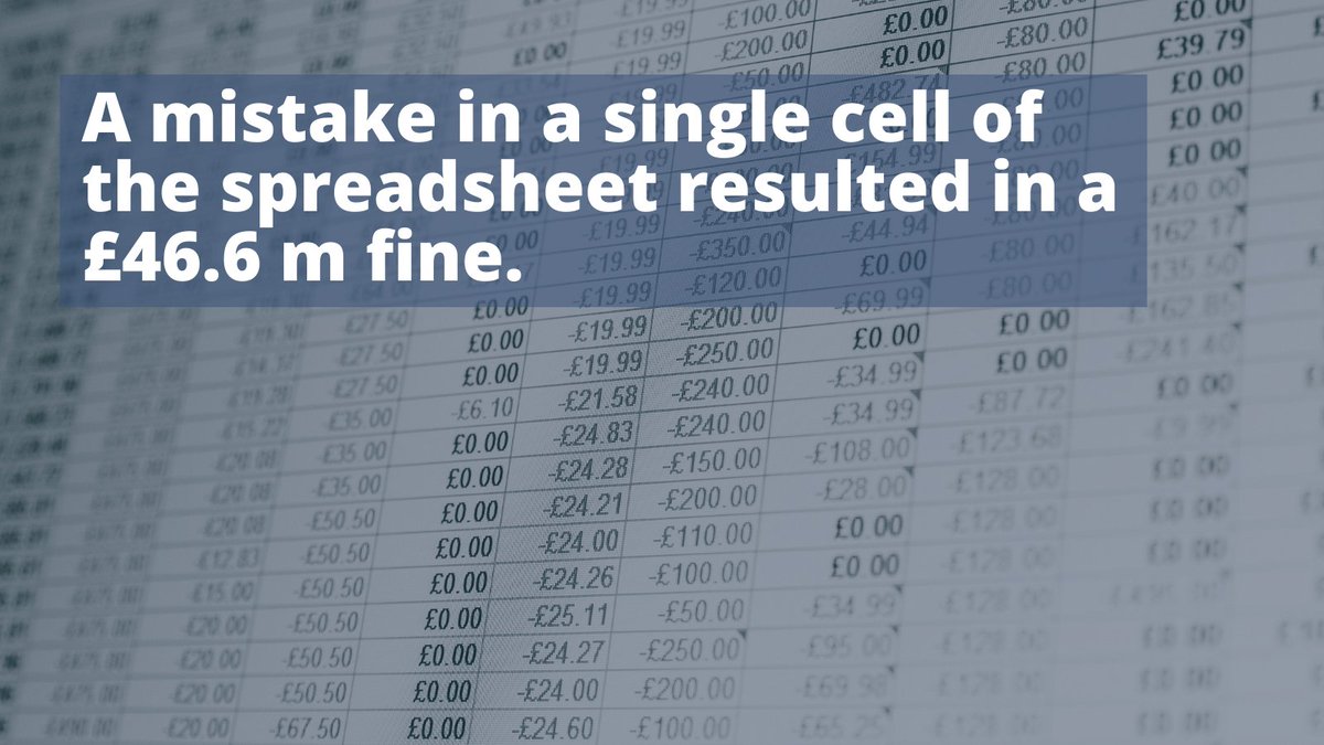 stephenhuppert's tweet photo. Standard Chartered Hit With $61 Million Fine After Spreadsheet Error https://t.co/wFZRxhVFPY #Excel #Spreadsheet #SpreadsheetError https://t.co/l6I8N1oEx2
