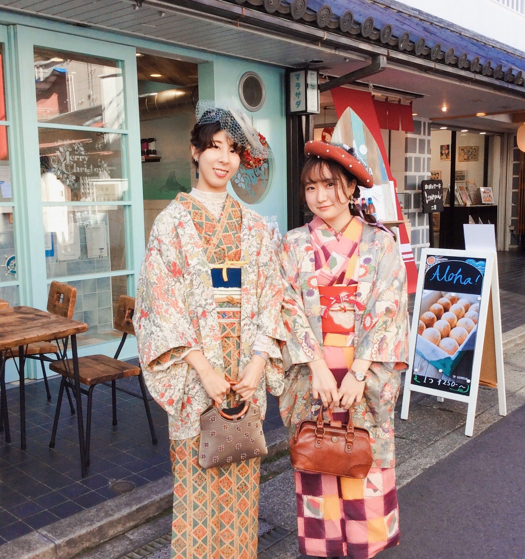 鎌倉 着物レンタル 花のん ご利用有り難う御座いました 羽織やバッグ 帽子や髪飾りなど色々選べる セット料金の 鎌倉花のん です 鎌倉着物レンタル 鎌倉初詣 鎌倉旅行 鎌倉デート 鎌倉冬の着物コーディネイト T