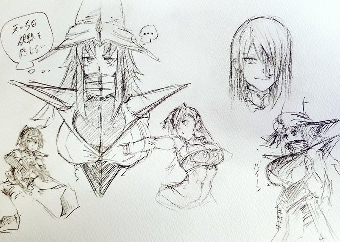 元々おっぱいは大きく描いちゃうほうだけど、そもそものビヨンドさんのおっぱいデカすぎない…? 