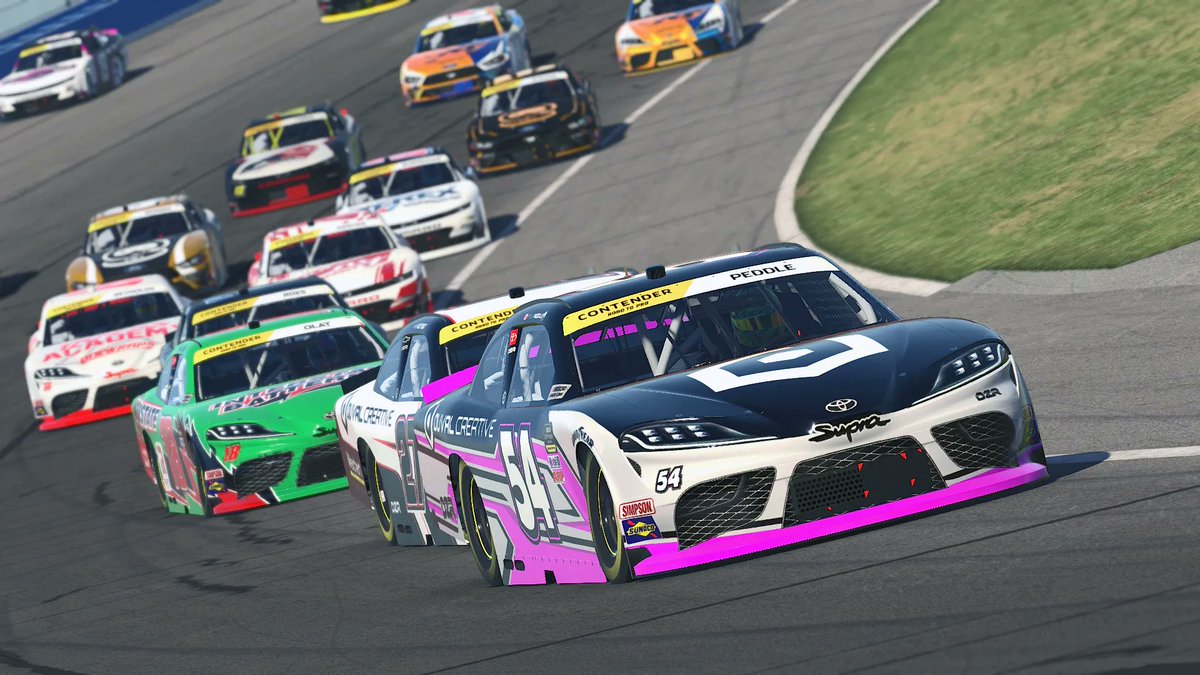 Congratulations to all three of our drivers on unofficially qualifying for the 2022 eNASCAR Coca-Cola Series! Good hustle boys! @CByus27 | @peddle_flower | @Dard2121