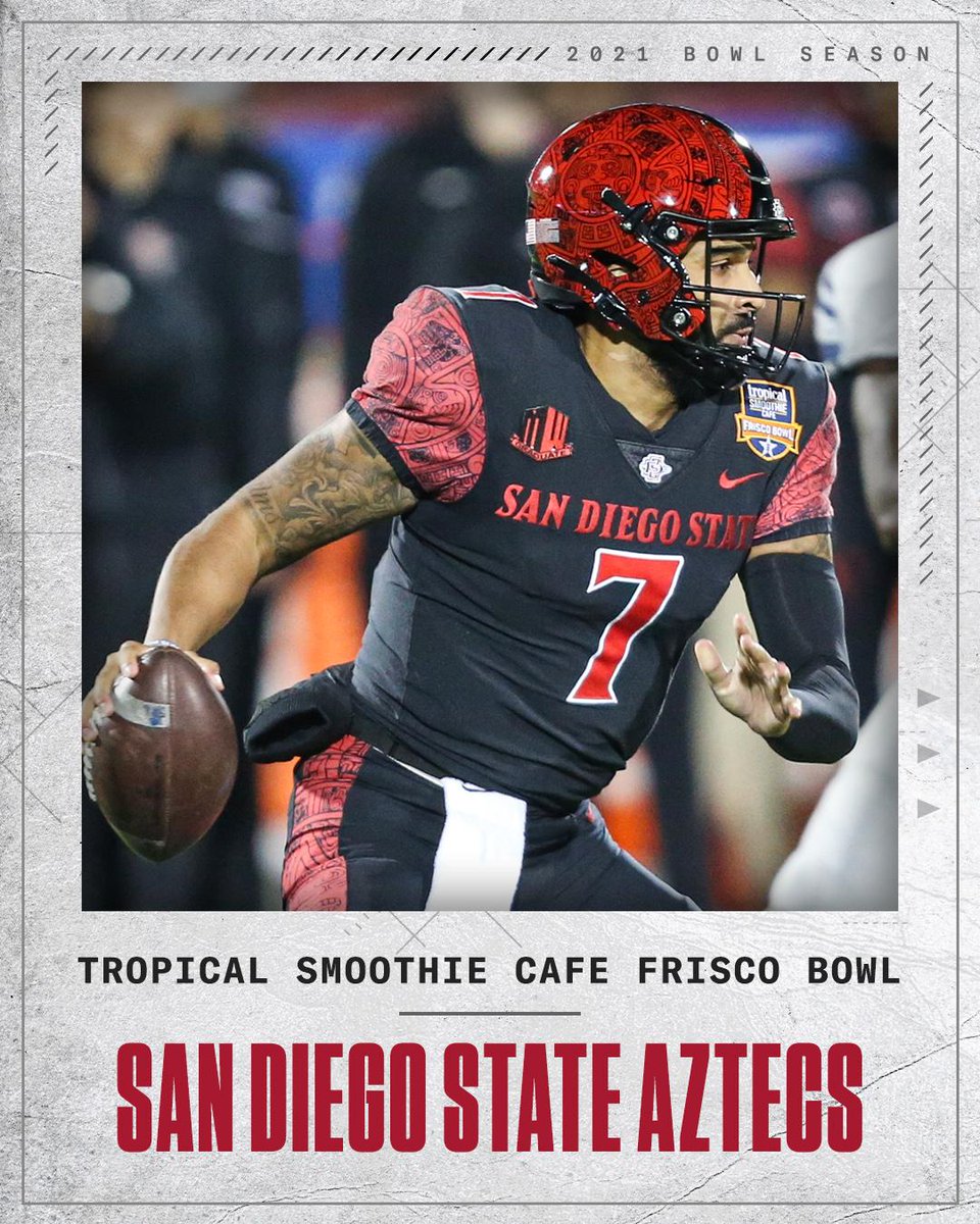 ESPNCFB's tweet image. .@AztecFB ends the season with a win and a 12-2 record 👏

San Diego State&apos;s first 12-win season in program history!