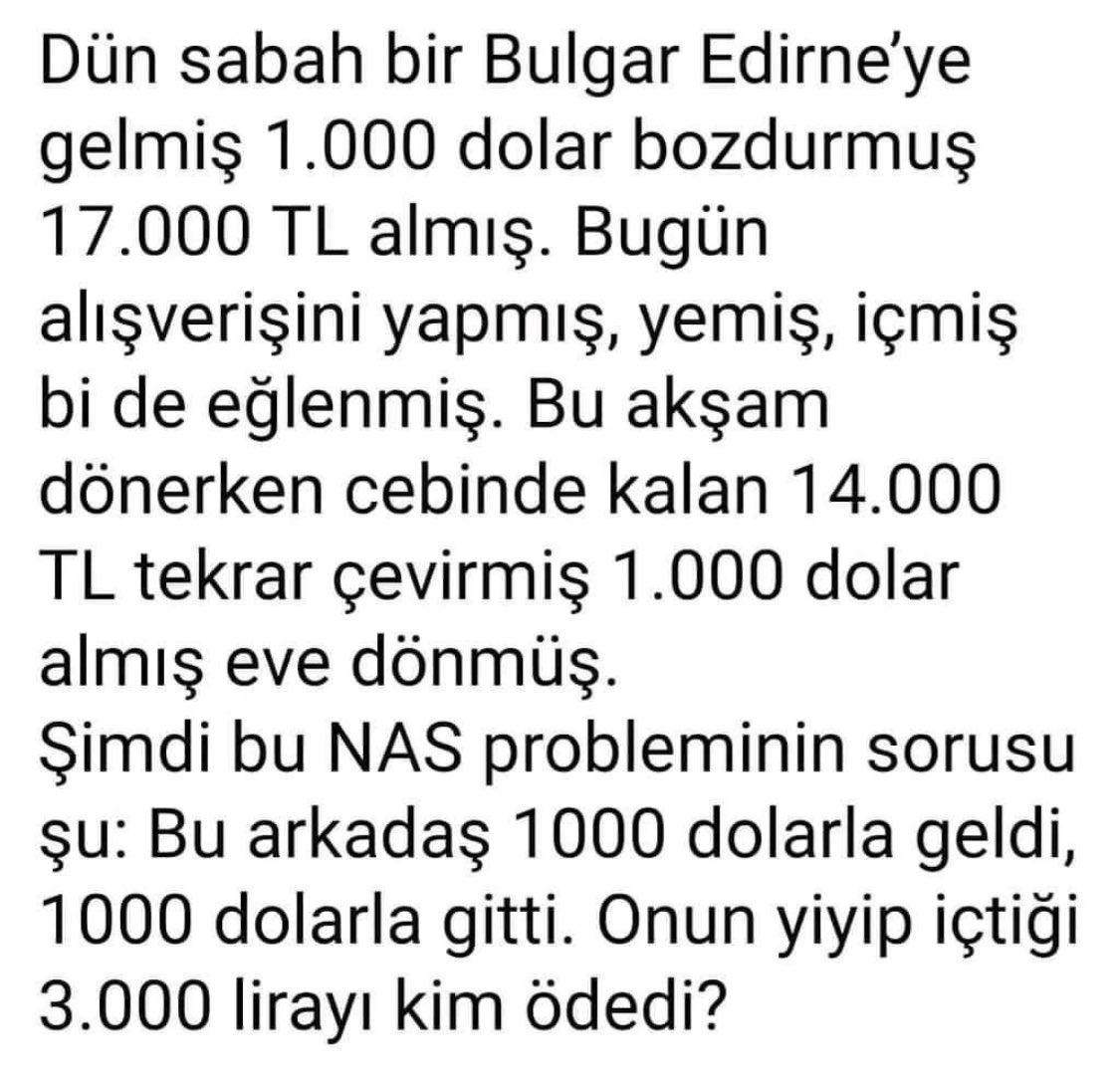 Keşke dolar 13 lira oldu diye halaya duran iz’an yoksunları ödese diycem de, yok hepimiz ödiycez.