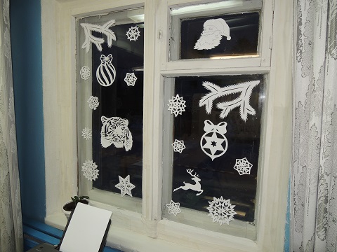 Всероссийская акция «Новый год в каждый дом». Акция #НовогодниеОкна