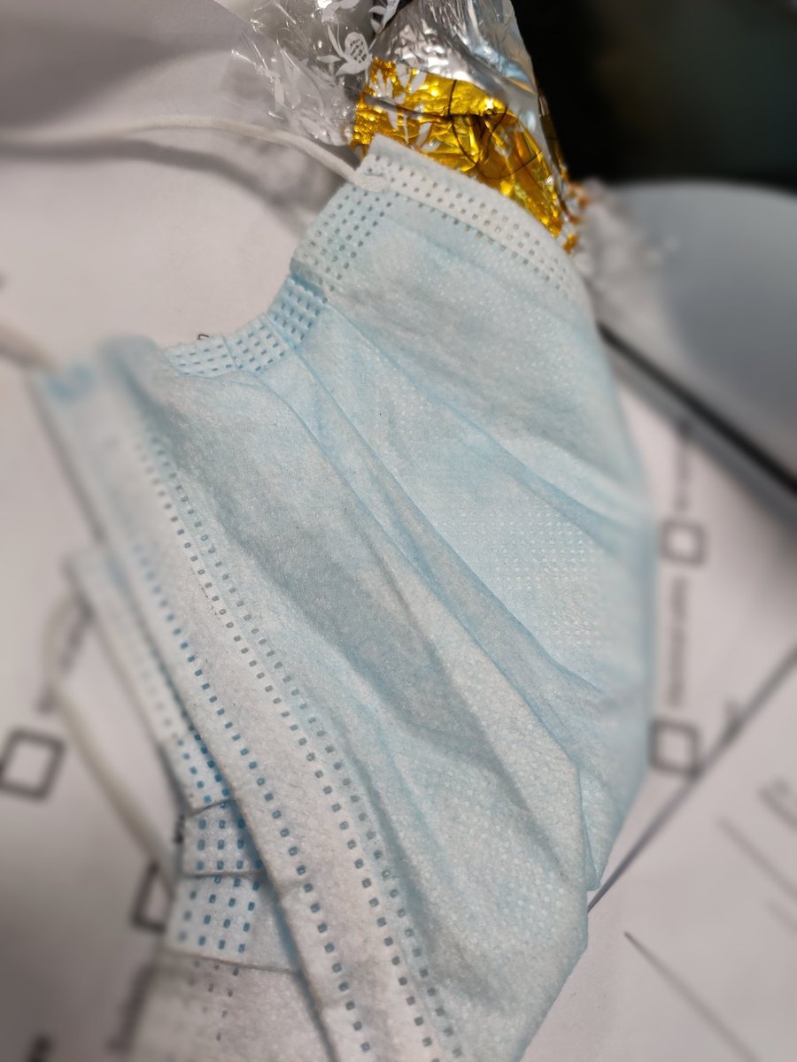 DiscardedMasks's tweet photo. Found on Dave's desk. Looks discarded. Not entirely sure.
#discardedmasks https://t.co/Fc2nVZD7HP