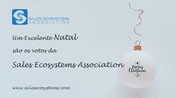 SalesEcosystems's tweet photo. Um Excelente Natal são os votos da Sales Ecosystems Association!

#SalesEcosystems
#Natal
#Partilha
#Conhecimento https://t.co/11kUTv9oHn