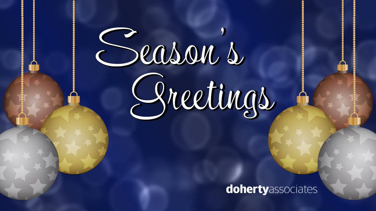 CalebMillsUK's tweet photo. Season's Greeting from the team at Doherty Associates. https://t.co/gEecLzuZq0