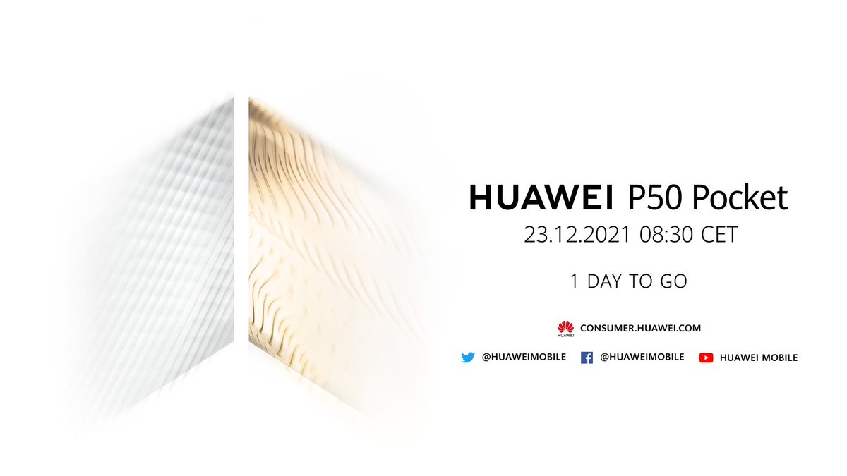 Be sure to tune in tomorrow, 23rd December, at 8:30AM CET for the reveal of our all-new products at the HUAWEI Flagship Product Launch.

See you there.