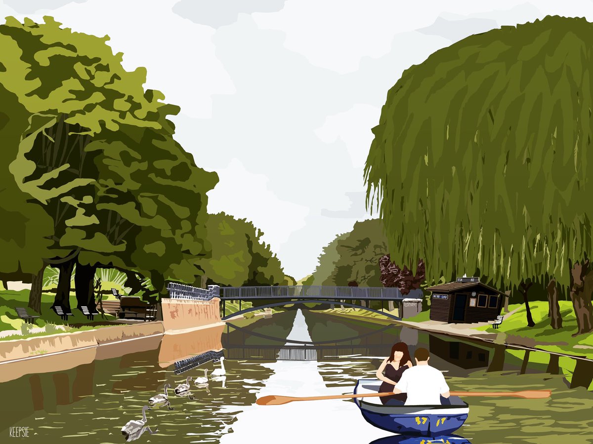 Hythe Royal Military Canal……. #hythekent #hytheartist #coastalliving #keepsie #hythekent #digitalartist