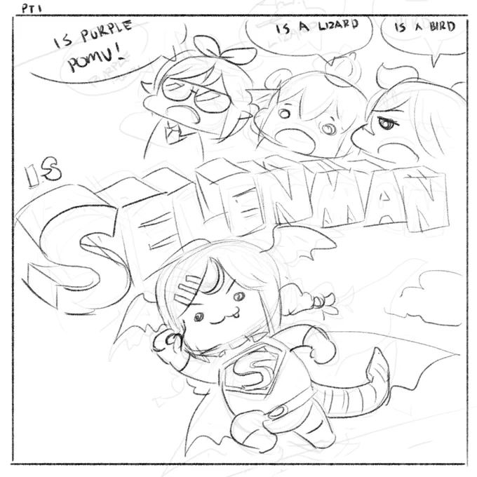 silly comic wip pt.1/4 
