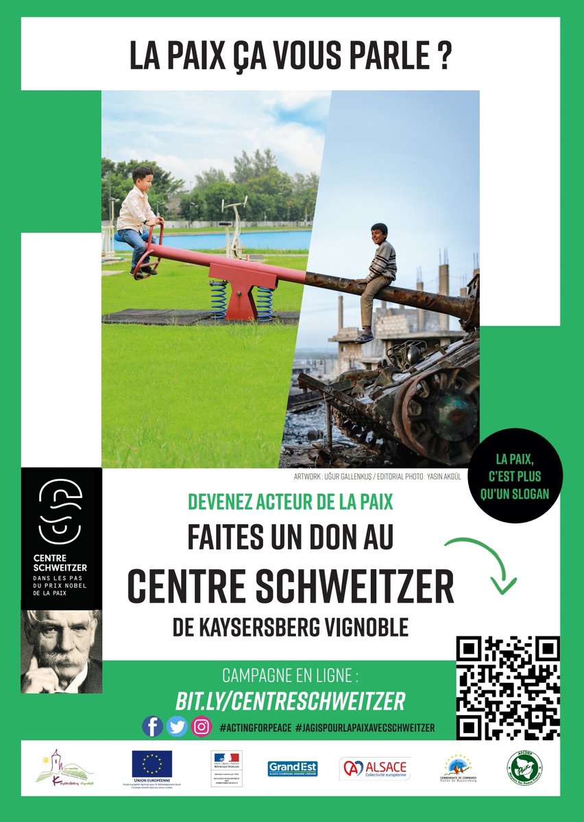 cschweitzerkbv's tweet photo. ✨ "Je ne connais pas votre destinée. Mais je sais cependant que si vous ne trouvez pas une façon d’être utile aux autres, vous ne serez pas heureux." Albert Schweitzer
Devenez Acteur de la Paix ➡️ https://t.co/WOuNQZiEyh
🙏 Merci !
#crowdfunding #citation #ActingForPeace #Paix https://t.co/baLHQoRyzx