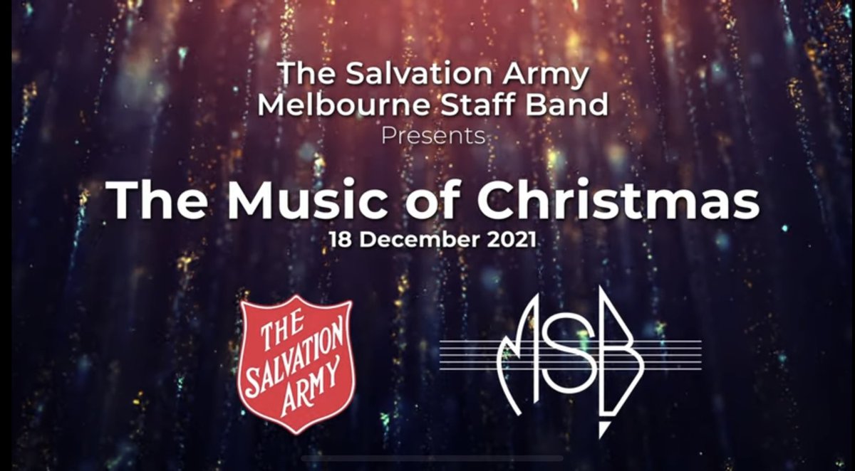 MSBand's tweet image. Please watch, listen and enjoy the MSB’s online Christmas concert. youtu.be/aLgmPykHgv4. #christmasmusic #SalvationArmy @salvos
