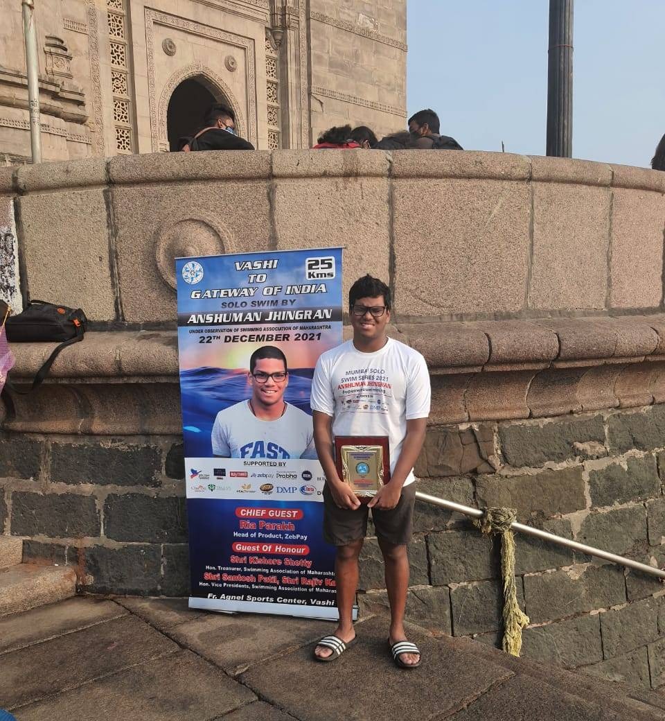 DeltaCooling's tweet photo. At Delta, we are happy to support budding talents. Today we are elated to share that Änshuman Jhingran who is 16 years old completed his 6th marathon swim today. We wish him lots of luck for his final swim from Casa Island to Khanderi Island on 25th December.
#talentsupport https://t.co/0tTbp6KWIZ