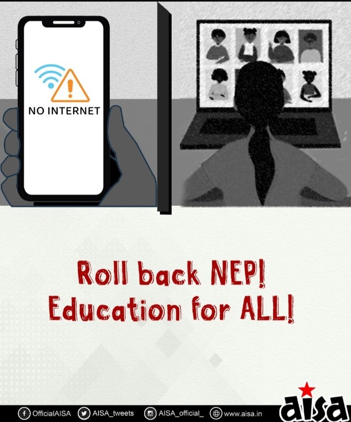 Know how NEP-2020 is Anti-Student!

#RejectNEP2020 

Join 'Press Conference and Launch of a All India Campaign'
Venue: Press Club of India, New Delhi | 03 pm