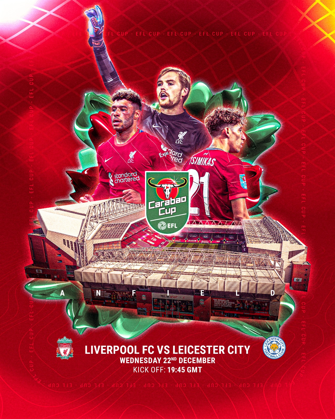 Lfc Japan 今日はカラバオカップ4回戦 ホームでレスター シティと対戦 キックオフ 日本時間12月23日 木 4 45 Walkon Livlei T Co Jbl8wcxicp Twitter