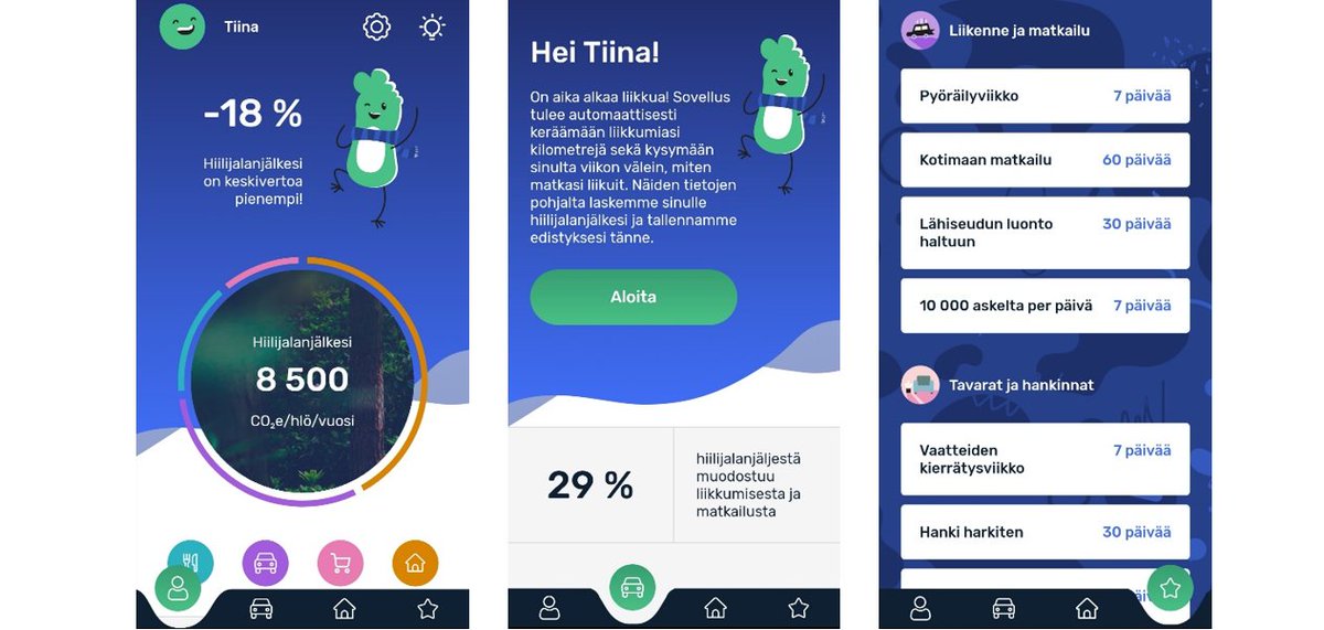 The City of @helsinki has set the goal of being carbon neutral by 2035. With Carbon Ego pilot, the city was exploring how they could help people make carbon-neutral choices in their everyday lives. Read more about how users evaluate this app: 
https://t.co/ZUWC16J26X https://t.co/Xo7THDscBh