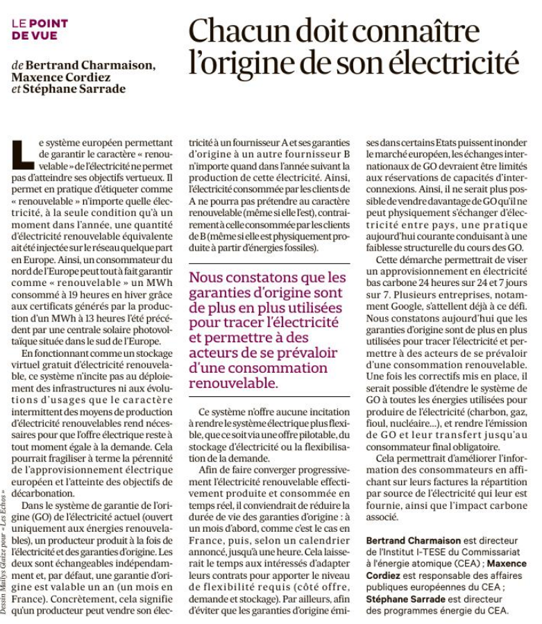 keynergie's tweet photo. Réduire progressivement la durée de vie des garanties d'origine permettrait aux intéressés d'adapter leurs contrats pour apporter le niveau de flexibilité requis (côté offre, demande et stockage).
via @LesEchos 
https://t.co/6PyCSI1uKB https://t.co/yh33TvO8p9