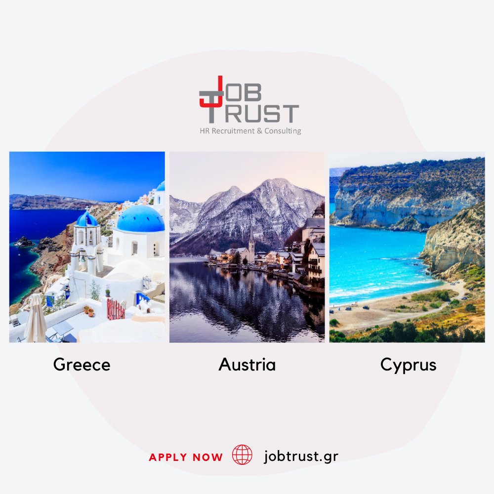 Job_Trust's tweet photo. Are you interested in working for the winter season in Austria ❄️ or for the summer season in Greece/ Cyprus 🐚  ❓
Apply now ���️ https://t.co/rP6b6COqRX https://t.co/rpXNPNDdTC