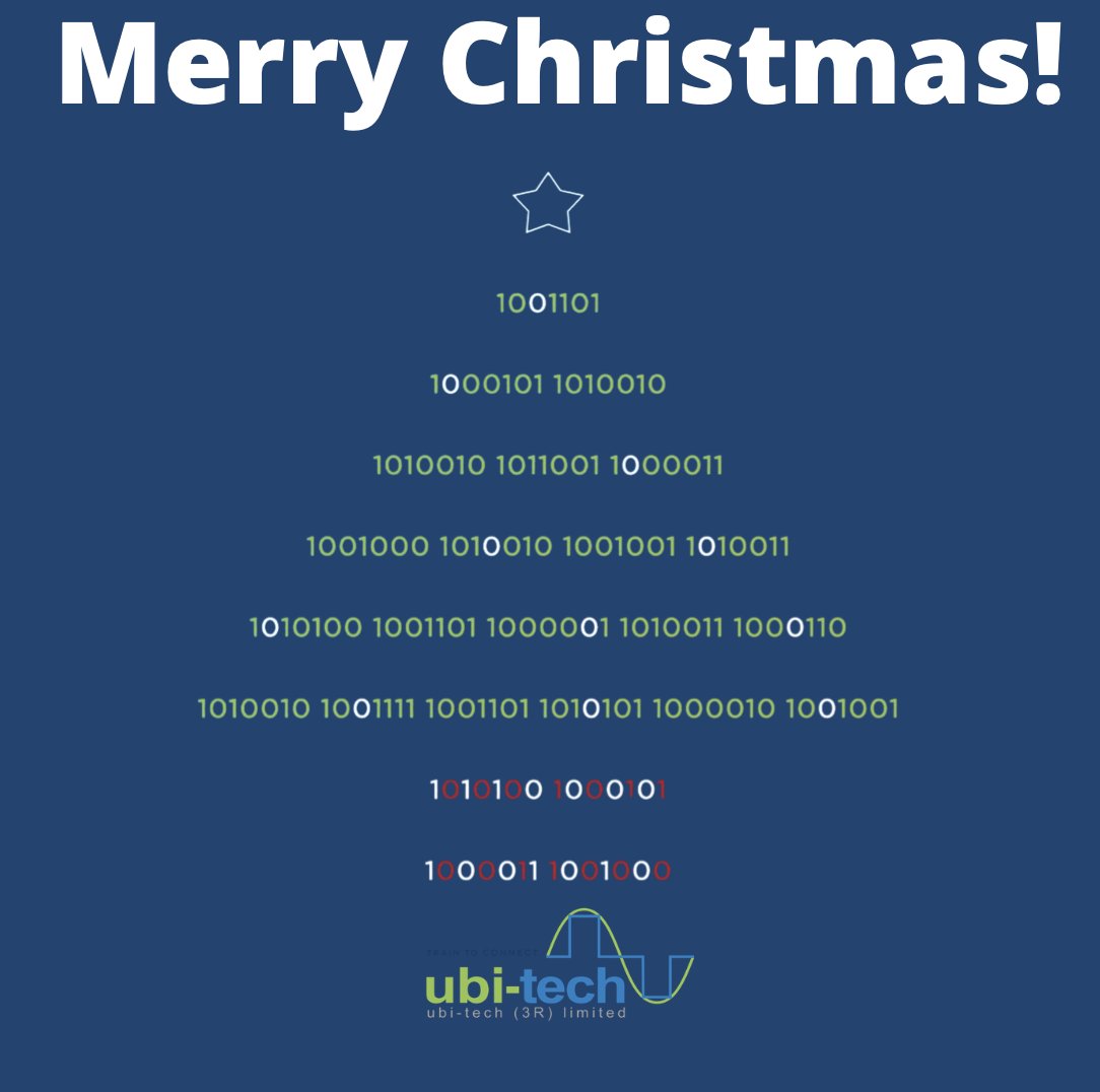 Ubitech3R's tweet image. @Ubitech3R wish you a very Merry Christmas! If you are looking to study for your #PostGraduateCertificate #wirelesscommunications a full list of courses dates throughout 2022 can be found on our course booking page. lnkd.in/dGhRAwP  ubi@ubi-tech.co.uk #telecommunications