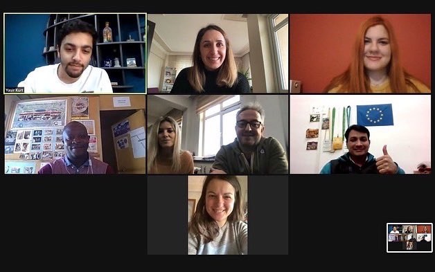 STOPForPlanet's tweet photo. We held the interim meeting of our project ' Small Touches for Our Planet' (STOP). At the meeting, we evaluated the survey results. We also discussed the preparation stages of the modules and the dates of our upcoming meetings. #stop #StopForPlanet #erasmus #capacitybuilding https://t.co/ydFskuw3zu