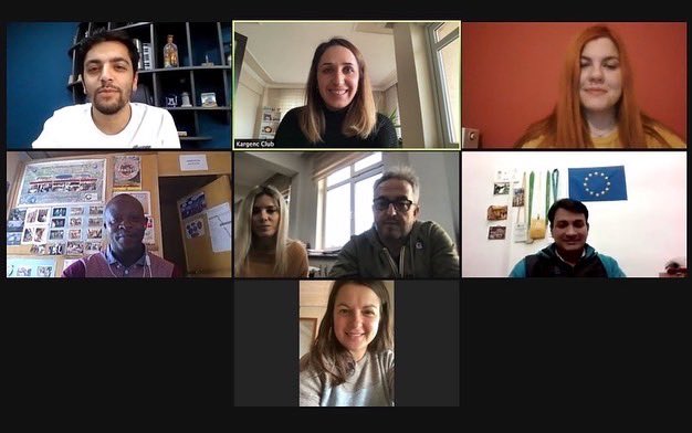 STOPForPlanet's tweet photo. We held the interim meeting of our project ' Small Touches for Our Planet' (STOP). At the meeting, we evaluated the survey results. We also discussed the preparation stages of the modules and the dates of our upcoming meetings. #stop #StopForPlanet #erasmus #capacitybuilding https://t.co/ydFskuw3zu