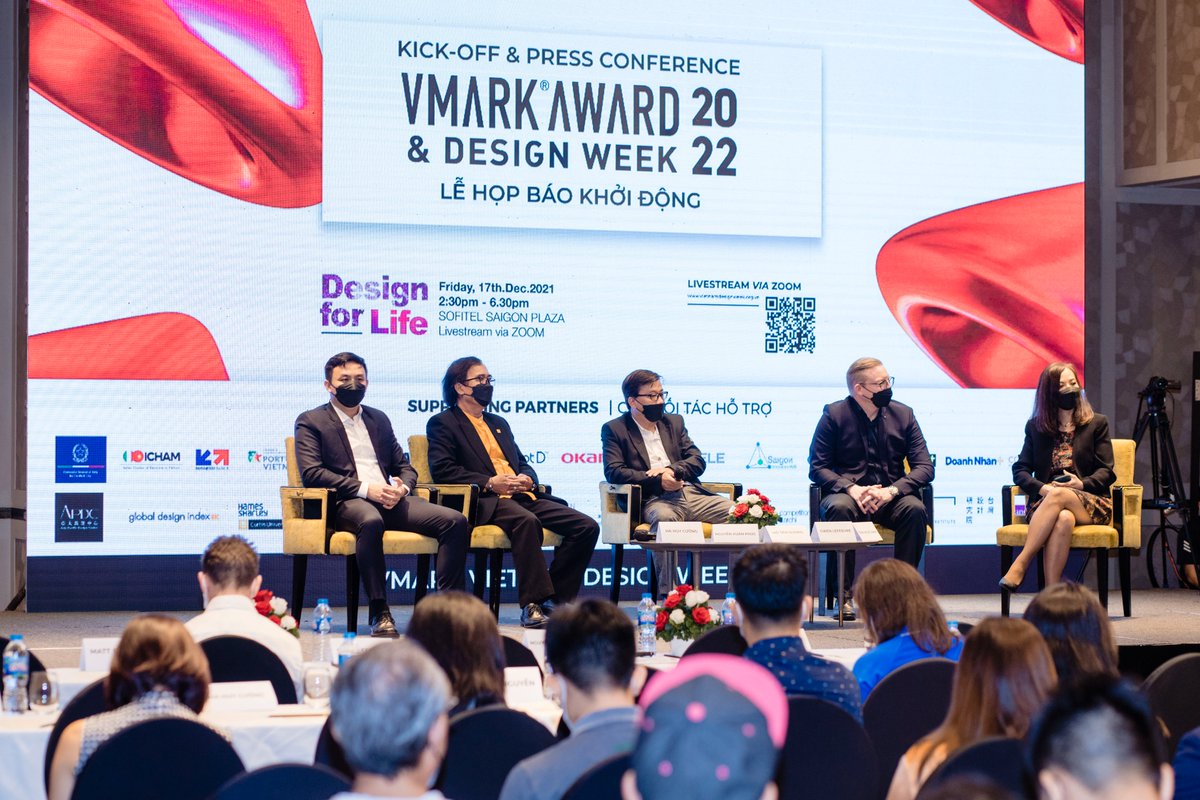 IchamV's tweet photo. [Supported event] VMARK AWARD &amp; DESIGN WEEK 2022 Press Conference

Last December 17th, 2021, the @VDAS Vietnam Design Association HCMC proudly presented a #pressconference to launch the #VMARK Vietnam Design Awards 2022.

Full info: https://t.co/p1gXOjilhJ
#icham #VDAS #design https://t.co/w2kzN4reox