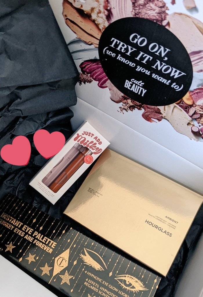 purupurupapuru's tweet photo. いらっしゃいませ〜☺️
#コスメ購入品 #hourglass #charlottetilbury #tower28 #cultbeauty https://t.co/o7CnIrHTLf