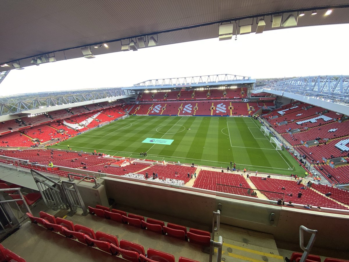 danbott7's tweet photo. Going back to my happy place today #Anfield #buzzing https://t.co/0YsrZtlwlI