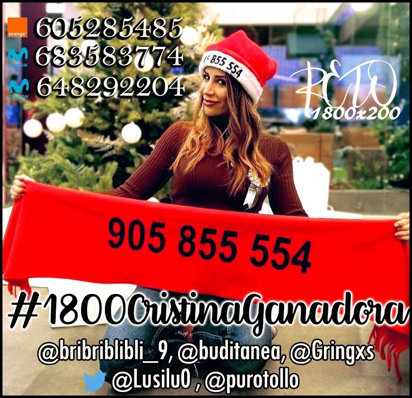 Lusilu0's tweet photo. ⚠️🔈 NUEVO RETO 🔈⚠️

Por ser la esencia de este reality
Por ser real, valiente y leal como nadie
Porque estamos CANSADOS de que se le infravalore 
Porque el broche de oro tiene que ser ella levantando ese maletín, no hay otro

MD para recargar A FULL 💪🏽🙏🏽

#1800CristinaGanadora https://t.co/AU3qBn3a5T