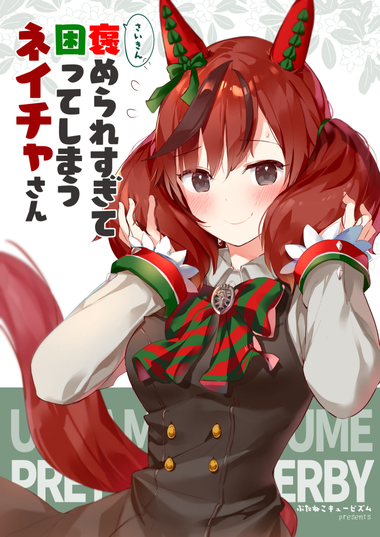 ナイスネイチャ(ウマ娘) 「冬コミ新刊ナイスネイチャさん本…表紙です! #ウマ娘 」|高坂曇天✨『拝啓…殺し屋さんと結婚しました』のイラスト