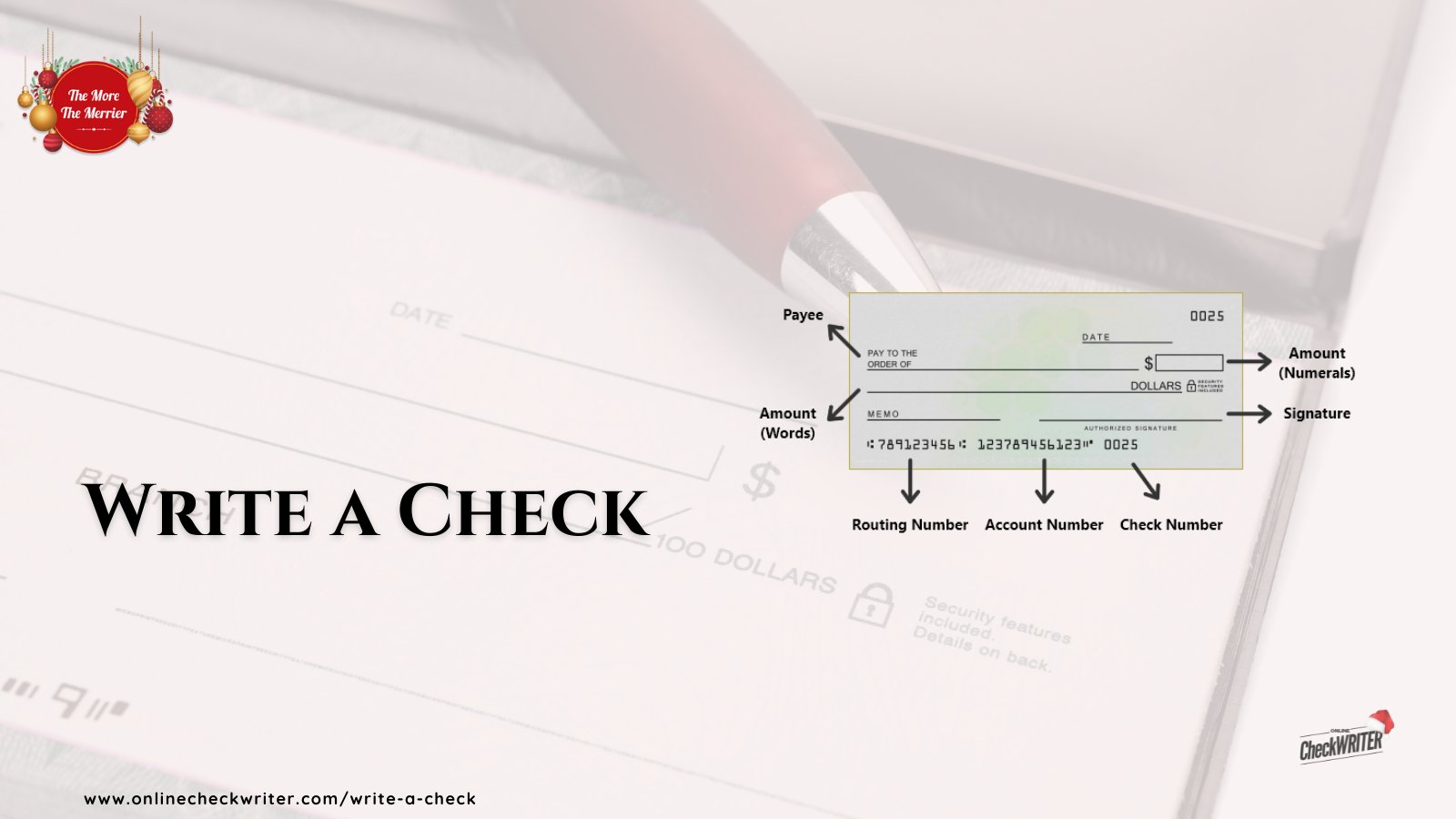 Online Check Writer on Twitter: 