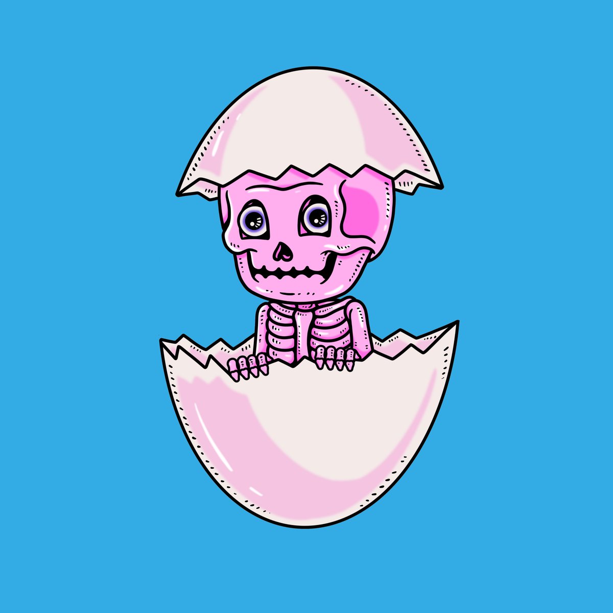 miadev_NFT's tweet photo. Baby Egg Skeleton Ed 1/1
https://t.co/yxFar46AW0 via @opensea https://t.co/vEdbgZdu1C