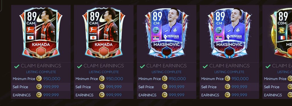 whoismanit's tweet photo. Sales in the last 32 hrs !! ⬆️🤑⬆️ #fifamobile #market1 https://t.co/p3T3LcN7h0
