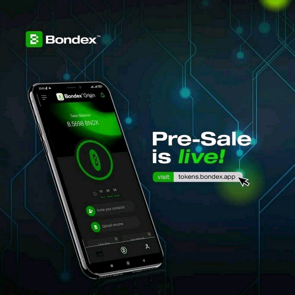 De_Ransomed's tweet photo. It's another day, and I'm informing you about the ongoing Bondex native token $BNDX Presale at 17cent. This is just the 1st tranche and it's your chance to bag the bondex token.
Visit https://t.co/p3ieUL1WbK today!
#OriginApp
#Token
#Bondex
$BNDX https://t.co/3o2kVT5DuL