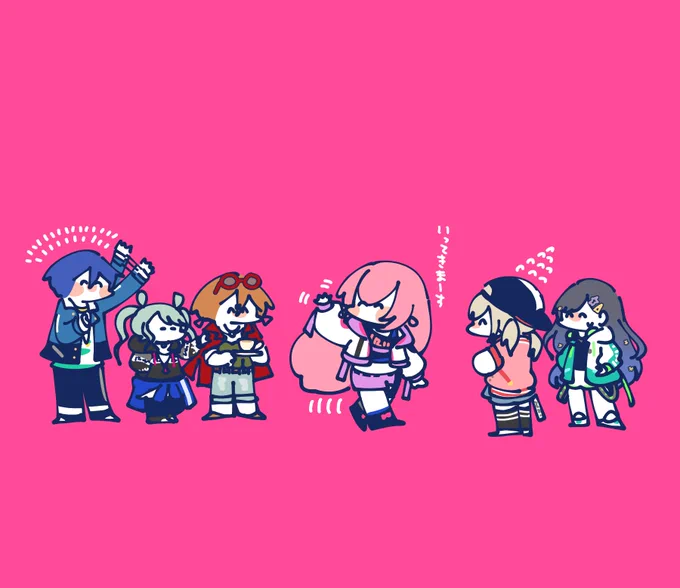 来て早々今夜のリハ-サルライブに旅立つルカさんの図🙃
#prsk_FA 