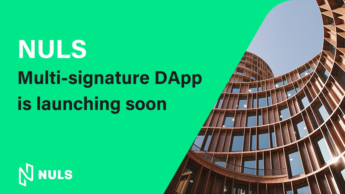 Nuls's tweet photo. Projects and assets are flowing into #NULS and #NerveNetwork as the ecosystem continues to grow🚀

But safety comes first😀. NULS #MultiSignature #dApp will be a great tool for you to better manage your assets, with that your assets will be well #secured💪 https://t.co/VR6v2Q1qta