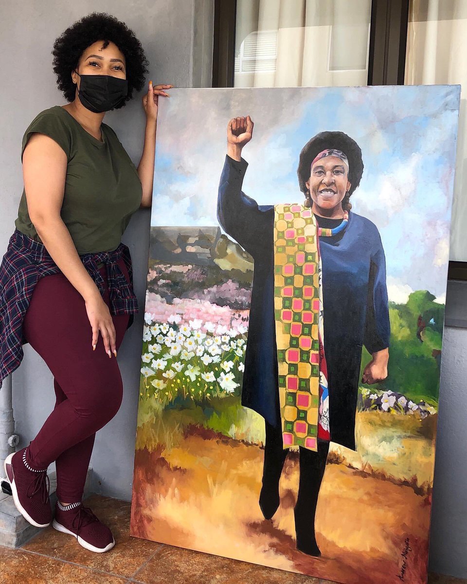 GrowCreatives's tweet photo. Re a leboga Tsholo for allowing us to help you celebrate your Mom with this commission! It was a pleasure bringing this moment to life.  #portrait #family #painting #Commission #grow #creatives #HappyHolidays2021 https://t.co/DN1WdfIz2M