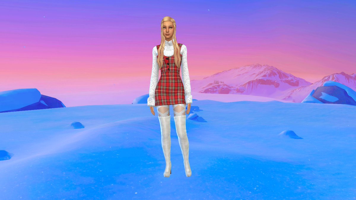 Loukia13D's tweet photo. #ShowUsYourSims Lacey Thorne #obscurus eyebrows, #glimersims overlay, @helsoseira dress, @Enriques4cc hair, DFJ-Kelly whisper eyes, and @madlensims shoes. Background by Katverse. #TheSims4 @SimsCreatorsCom #Newcrestadvent https://t.co/TtQXPDlOd8